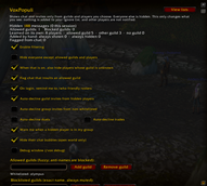Options Screen 1