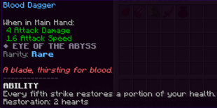 blood dagger