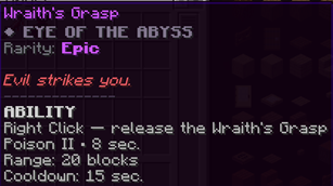wraiths grasp
