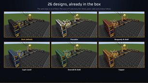 26 designs, already in the box