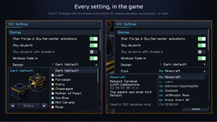Every setting, in the game