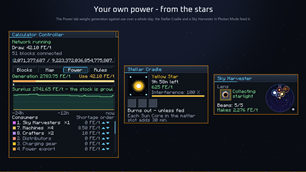 The Power tab