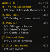 Objective tracker