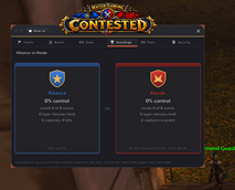 Contested - Main UI - Standings