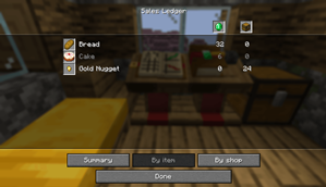 Ledger: by item