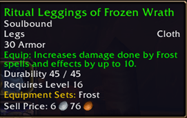 Frost Spell Power - Before