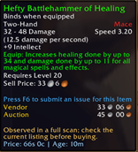 Spell Healing and Spell Power - Before