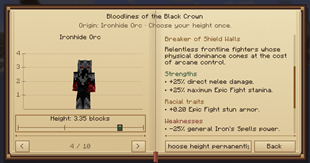 preview of race choosing ...