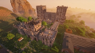 Fort above