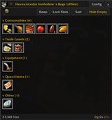 An alt's bags, offline