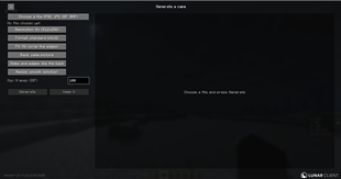 Generate Capes TAB - Donors only