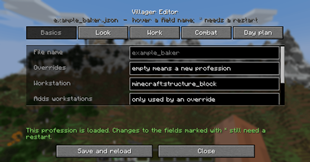 Profession Editor