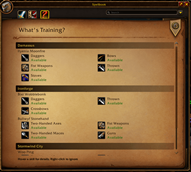 Forever Weapon Skills - Grouped by City (Beta)