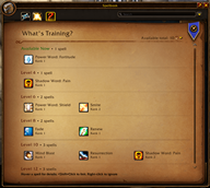 Forever Class Spells - Grouped by Level (Beta)
