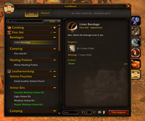 CraftBoard is a tab in the Professions window
