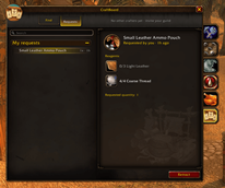 Requests: post an order, crafters offer with one click