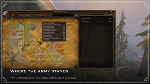 Where the army stands