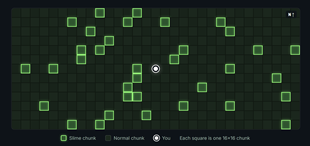 Slime chunk map