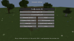Schematic Settings