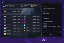 Nexus Menu and settings.png