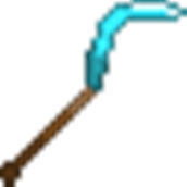 a weird diamond pickaxe