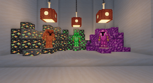 Copper/Emerald & Amethyst armors