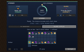 Risk BetterEnd gems for a BetterNether Fireruby Sword