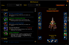 Addon panel