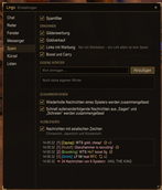 Options Menu