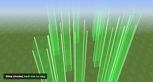 In game: slime chunk columns