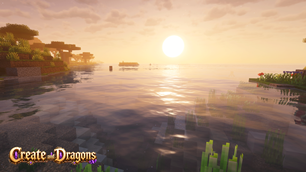 Create and Dragons Sunset