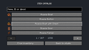 Item search