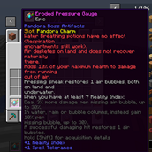 Charm description section