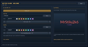 Better Claim - Welcome Customization