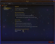 Druid Buffs - Options - Instance