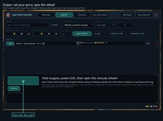 Sniper: set your price, spin the wheel