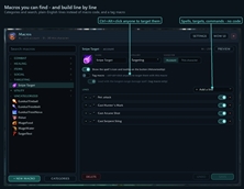 Macros you can find - and build line by line