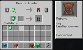 Trade Menu From Emerald Calling Orb
