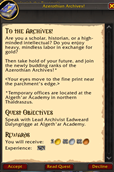 Read Quest button