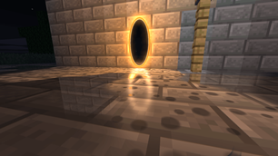 Portal in a puddle