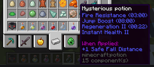potion cauldron in work