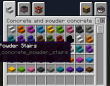concrete slabs and stairs
