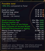 LOF: Possible total when using Auctionator