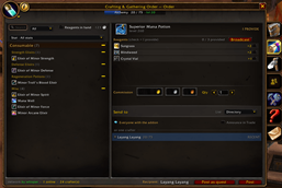 Order Tab