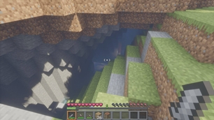 If you look down in caves