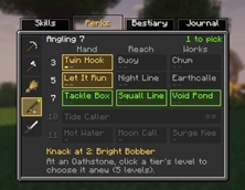 Angling perks