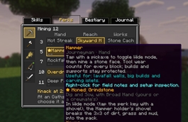 Honed perks