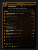 Horde shaman trainers from Orgrimmar