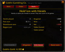 Stats Page (Friends)