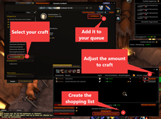 Create a Crafting Queue